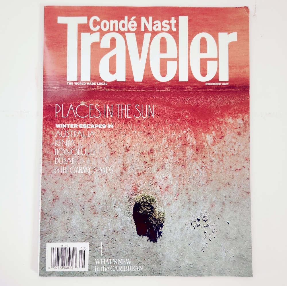 🍭7/$15 Conde Nast Traveler Magazine December 2024 Places In The Sun